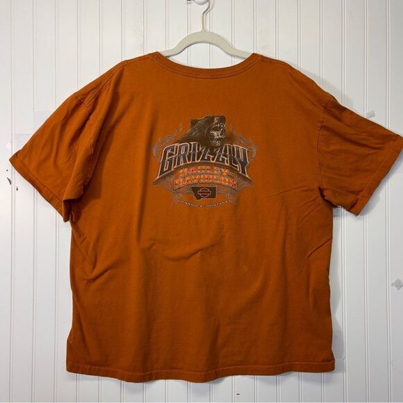 Harley Davidson Tee 2XL XXL Missoula Montana grizzly bear - Picture 1 of 13